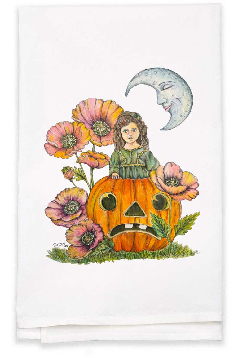 Born 13, art by shroon Tea towel