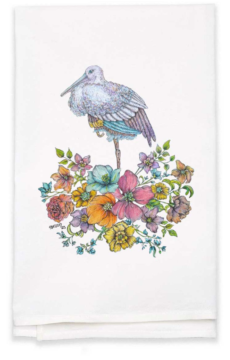 Confidence the bird 100% Cotton Tea Towel