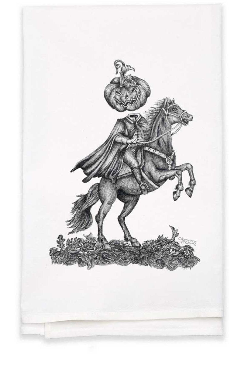 The Headless Horseman collectors edition Tea Towel