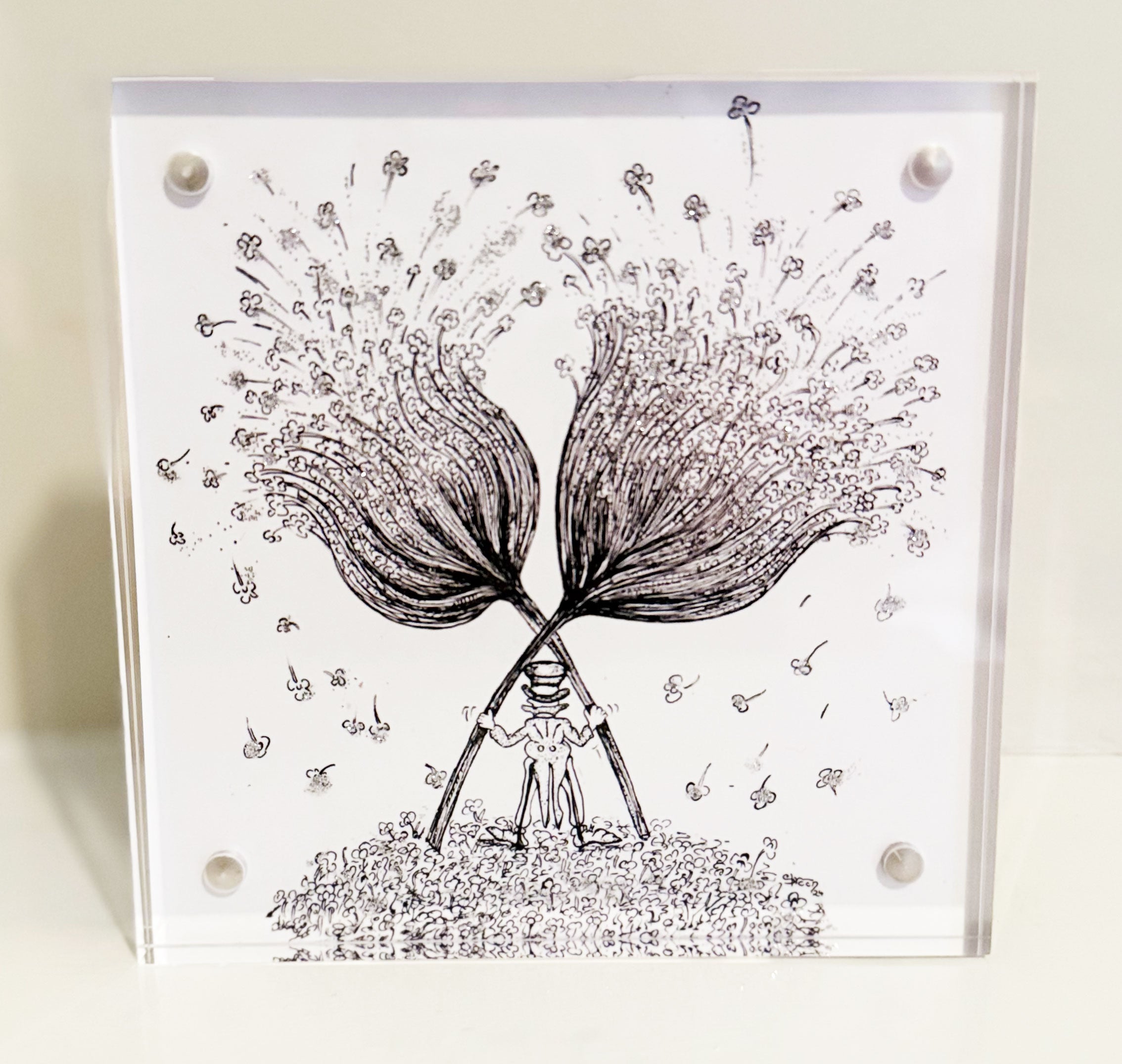 Make it Happen, Mini Collectible 5" x 5" Acrylic self standing frame