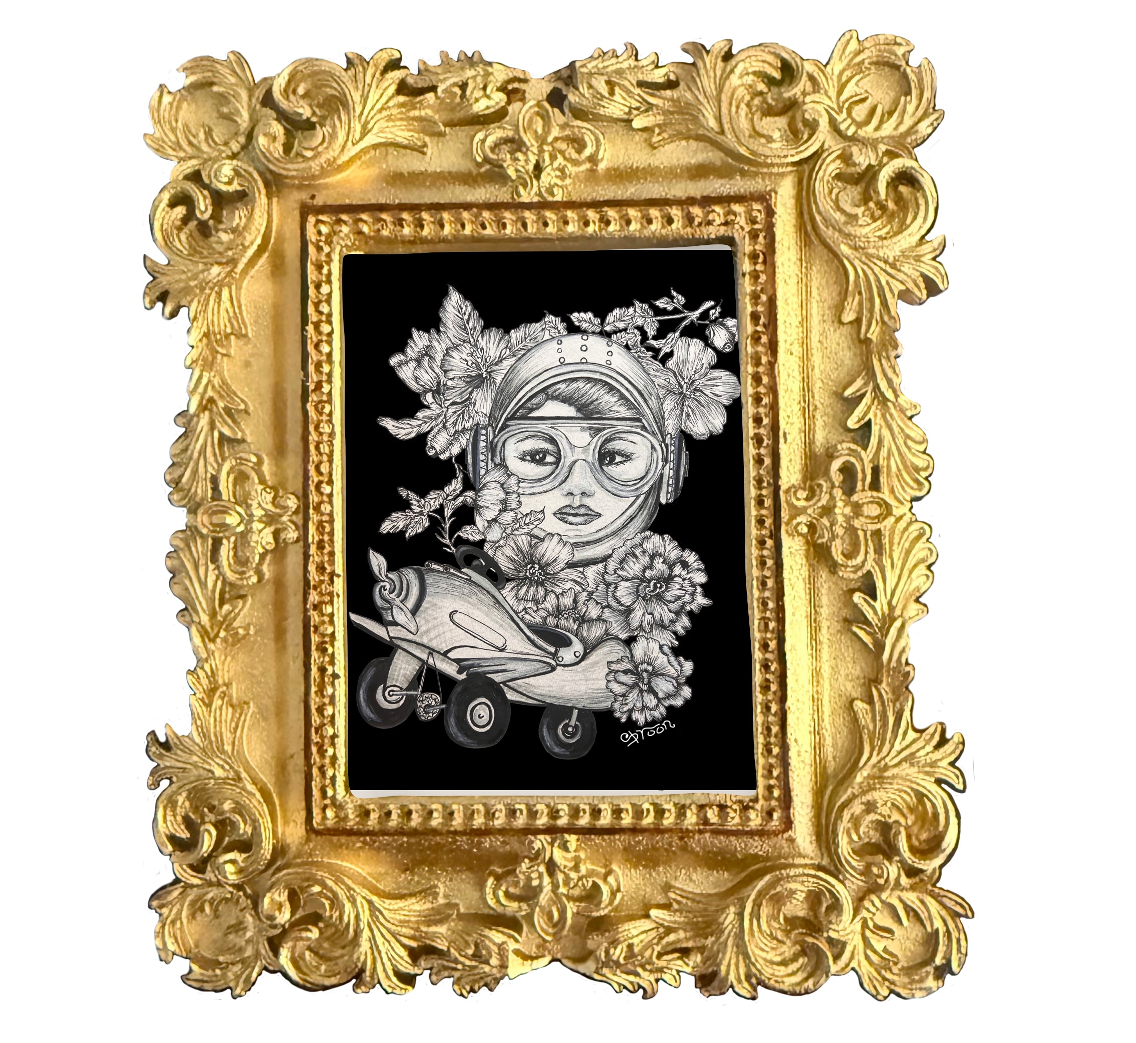 Fly Girl, Mini Collectible Frame