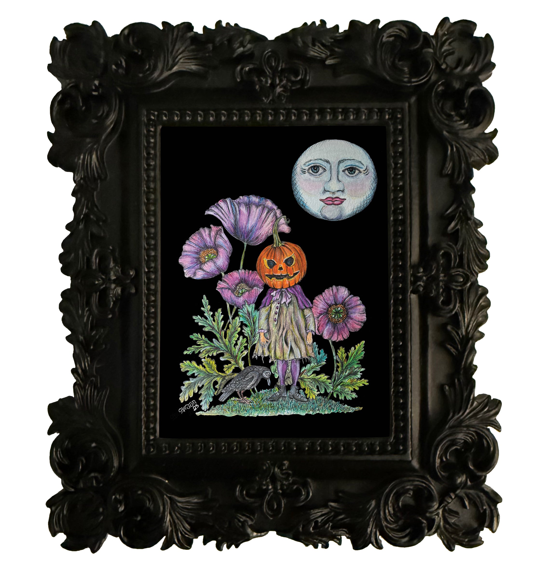 Patty Pumpkin Head, Mini Collectible Frame