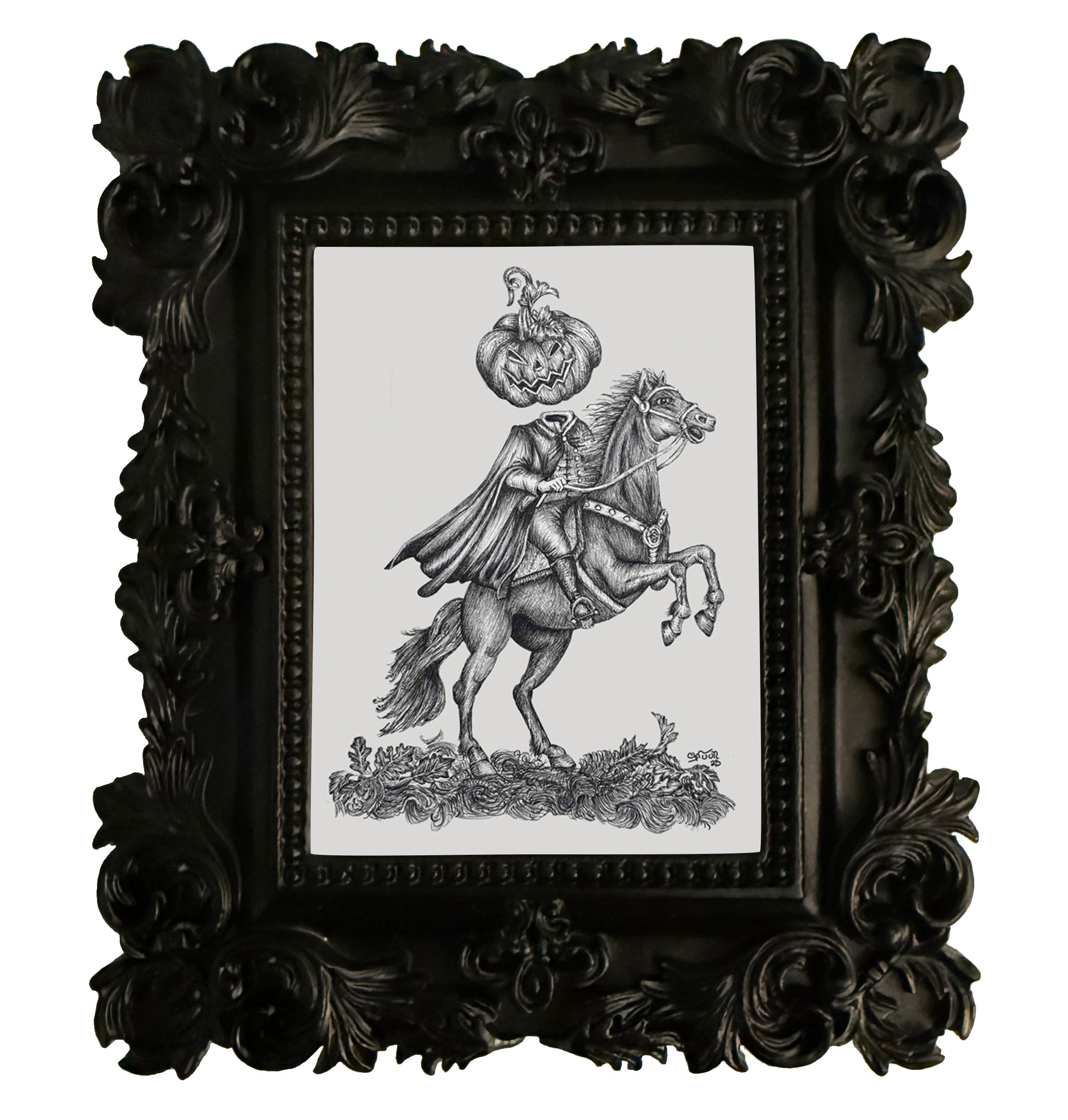 Headless Horseman Collectors Edition, Mini Collectible Frame
