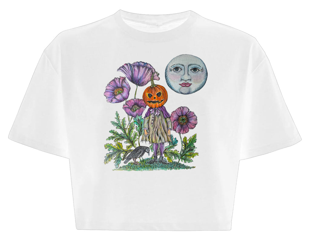 Patty Pumpkinhead 100% Cotton Cropped top