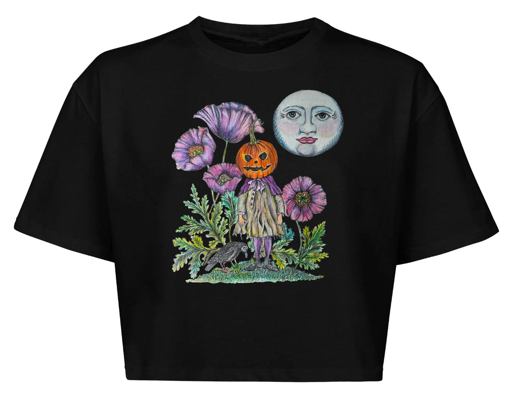 Patty Pumpkinhead 100% Cotton Cropped top