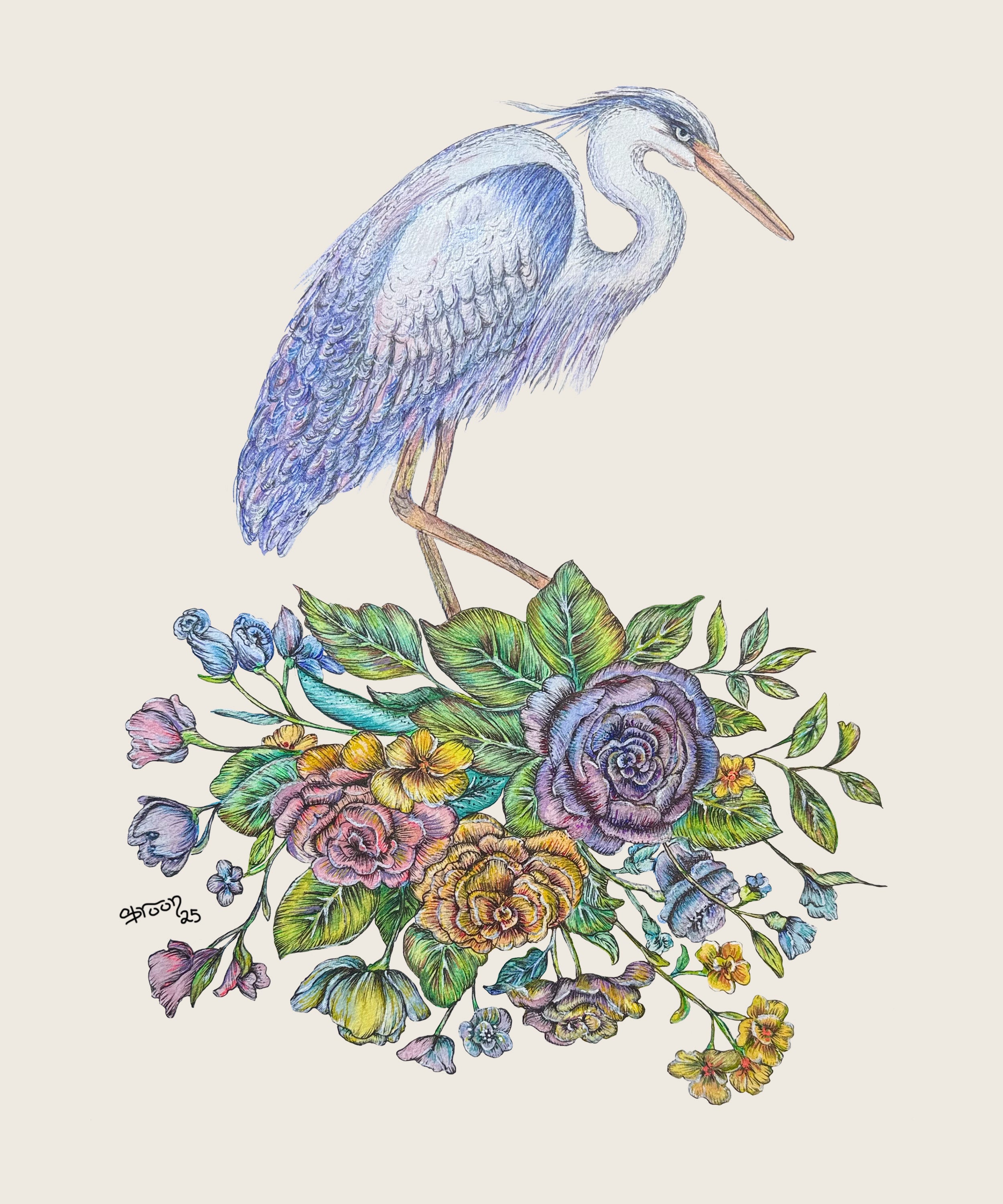 Up To Something, Limited edition Archival  Print