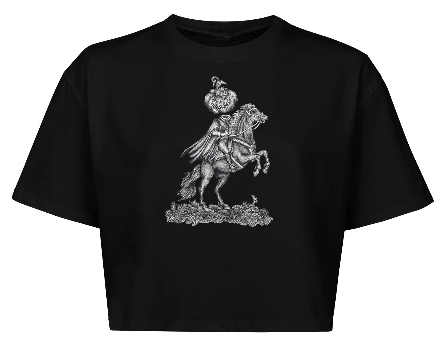 Headless Horseman Solo 100% Cotton Cropped top