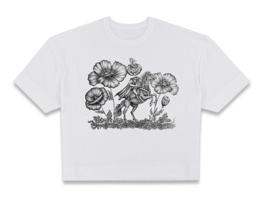 Headless Horseman 100% Cotton Cropped top