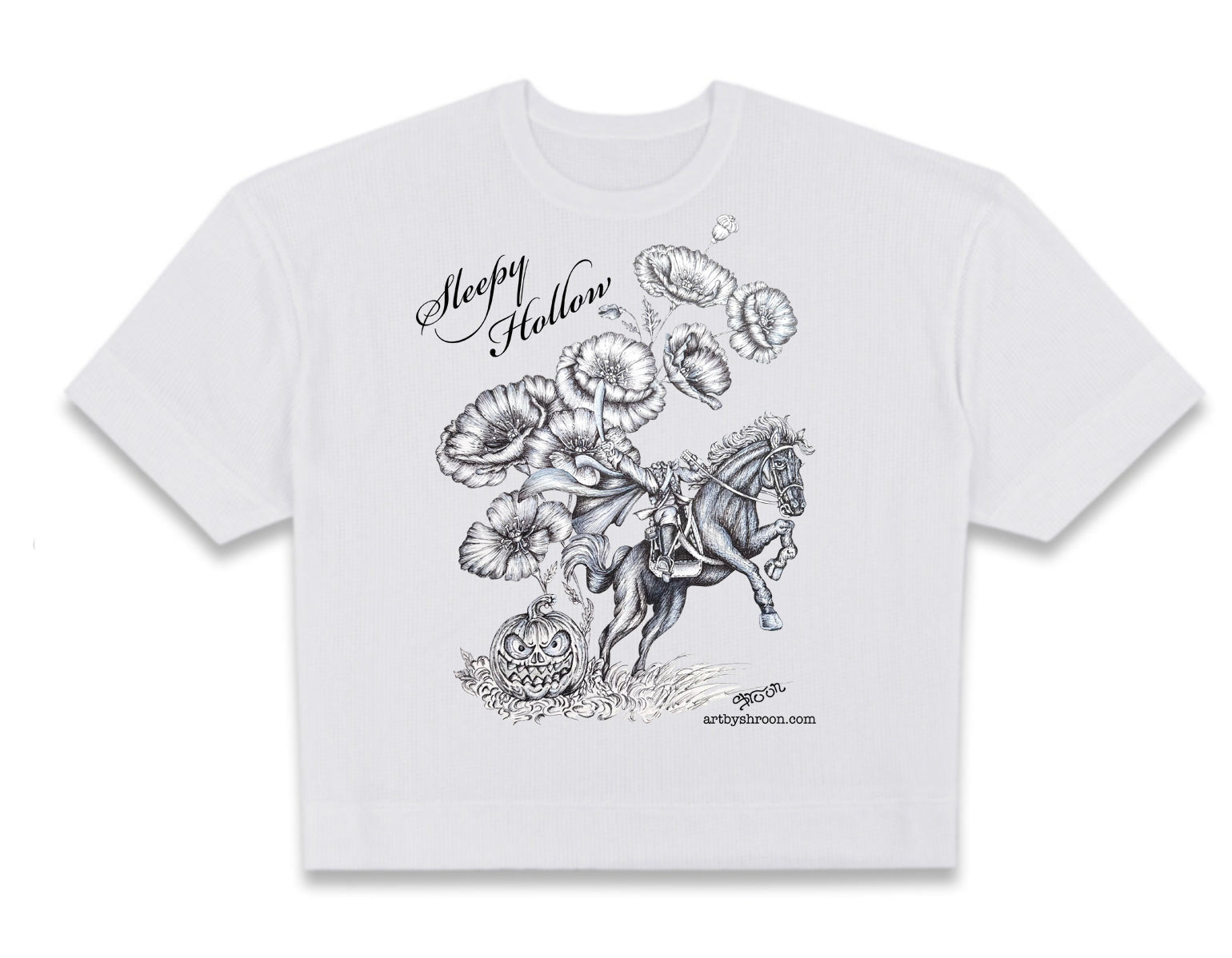 Headless horseman Rides 100% Cotton Cropped top (Copy)